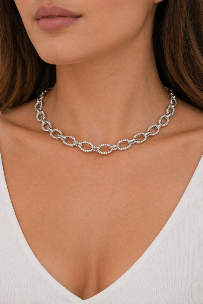Choker Elos Trabalhados 